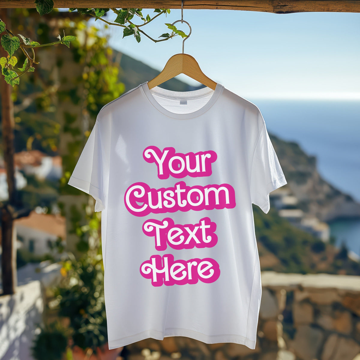 Custom Text Pink Party Shirt, Comfort Colors TShirt, Girls Trip Bachelorette Party Fashion Doll Font Tee, Personalized Birthday Gift for Kid
