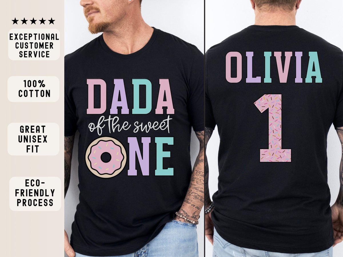Sweet One Birthday Family Matching Shirts, Donut Grow Up Girl Birthday TShirts, Mama of the Sweet One, First Birthday Outfit for Donut Theme