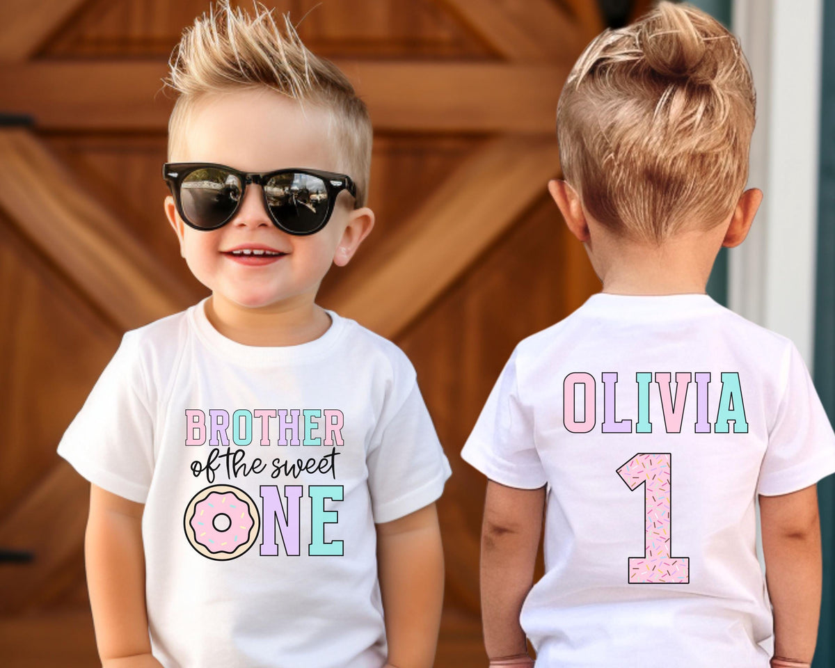 Sweet One Birthday Family Matching Shirts, Donut Grow Up Girl Birthday TShirts, Mama of the Sweet One, First Birthday Outfit for Donut Theme