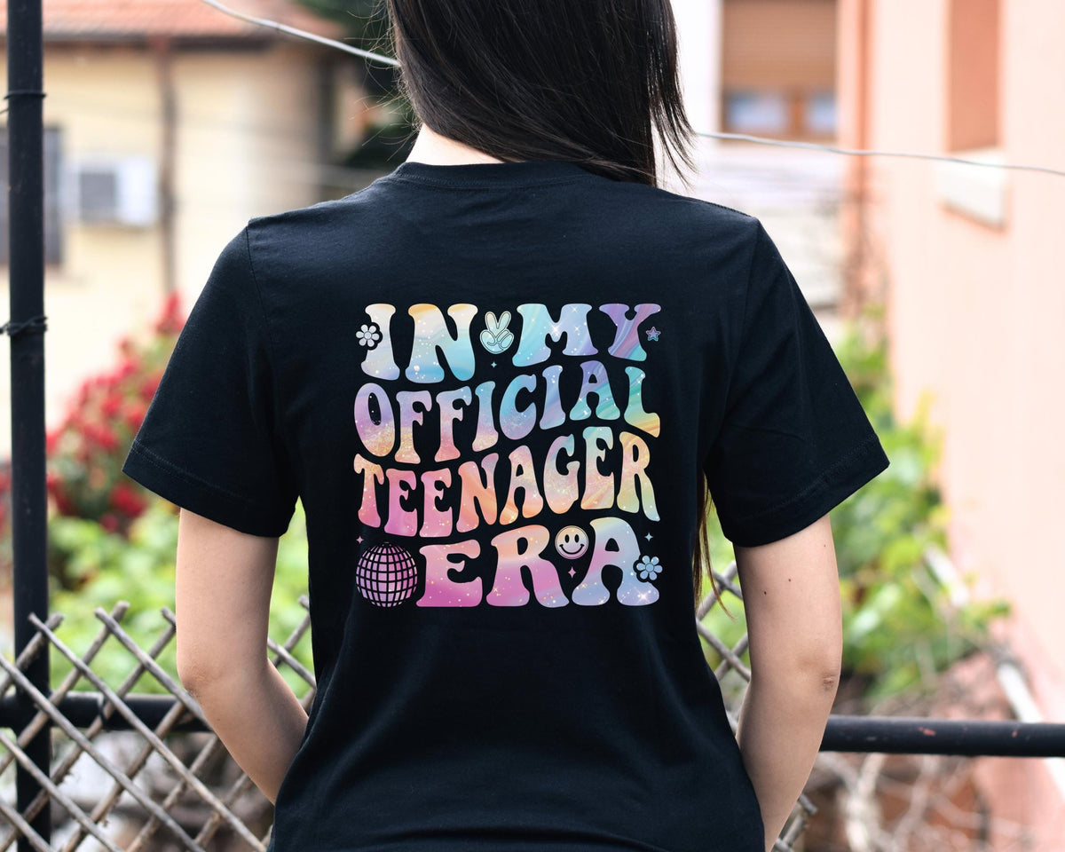 Personalized Official Teenager Era Shirt, In My Teenage Era Shirt, Customized Teenager 13 T Shirt, 13th Birthday, Girl Thirteenth Shirt