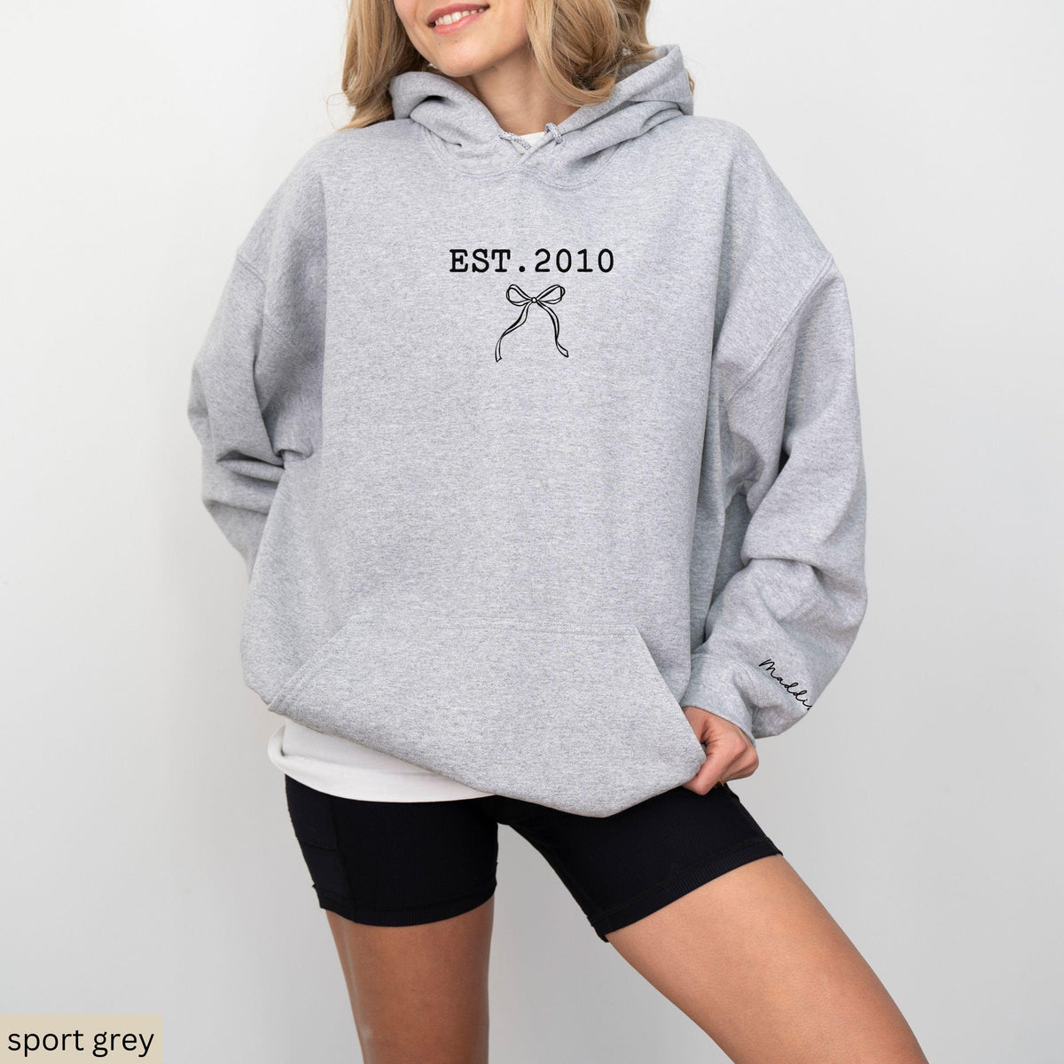 16th Birthday Sweatshirt with sleeve print, 16th Birthday Gift For Girl, Sweet 16 Gifts For Daughter, Coquette 2010 Sweater,Sixteen Birthday