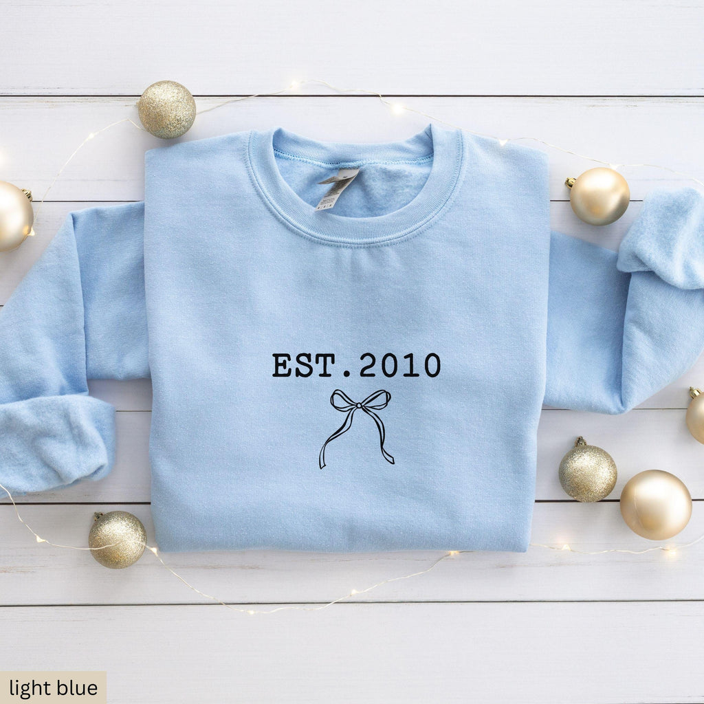 16th Birthday Sweatshirt with sleeve print, 16th Birthday Gift For Girl, Sweet 16 Gifts For Daughter, Coquette 2010 Sweater,Sixteen Birthday