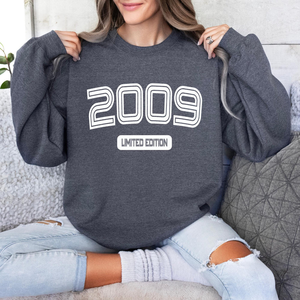 17th Birthday Hoodie, Personalized 2009 Limited Edition Sweatshirt, Seventeenth Birthday Gift for Daughter