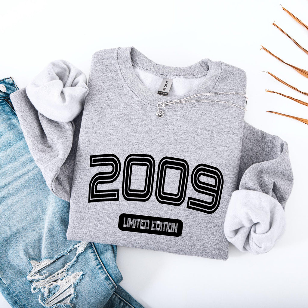 17th Birthday Hoodie, Personalized 2009 Limited Edition Sweatshirt, Seventeenth Birthday Gift for Daughter