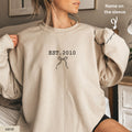 16th Birthday Sweatshirt with sleeve print, 16th Birthday Gift For Girl, Sweet 16 Gifts For Daughter, Coquette 2010 Sweater,Sixteen Birthday