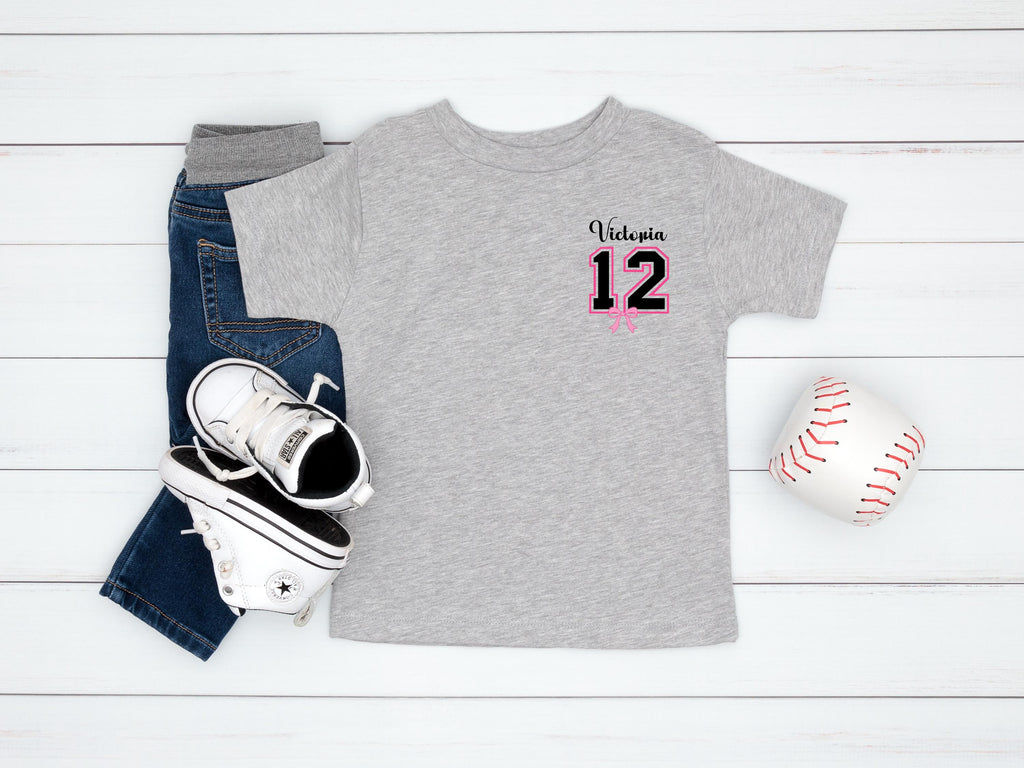 Personalized Birthday Girl Shirt, Custom Name & Age, Front/Back Print