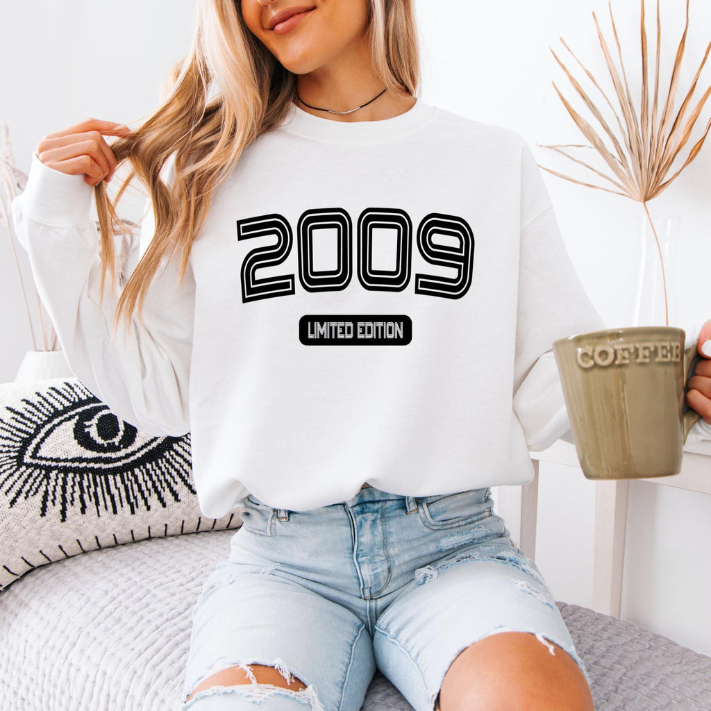 17th Birthday Hoodie, Personalized 2009 Limited Edition Sweatshirt, Seventeenth Birthday Gift for Daughter