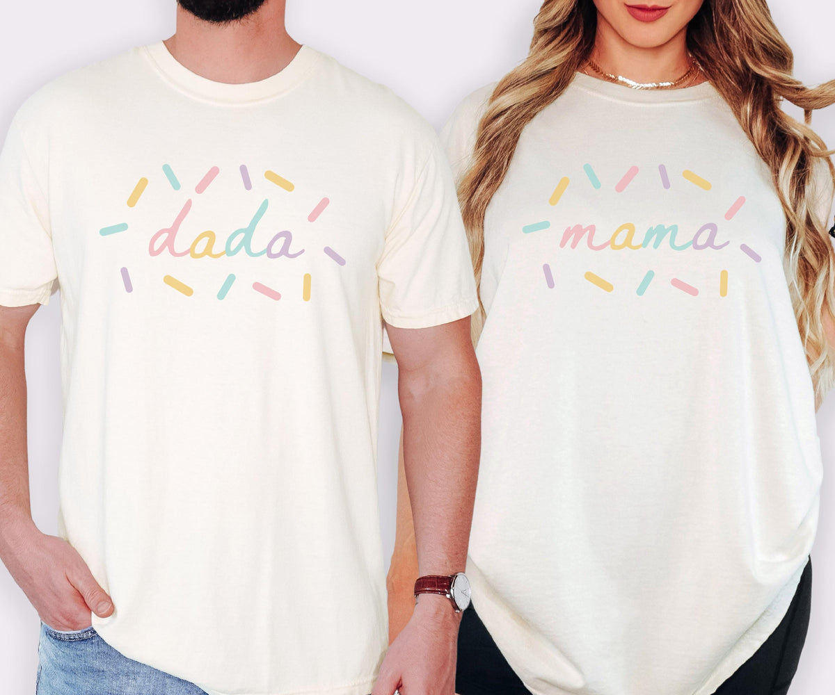 Custom Sprinkles Birthday Family Matching Shirt, Cupcake First Birthday Tees, Donut theme Birthday Shirts, 1st Birthday Party T-shirts
