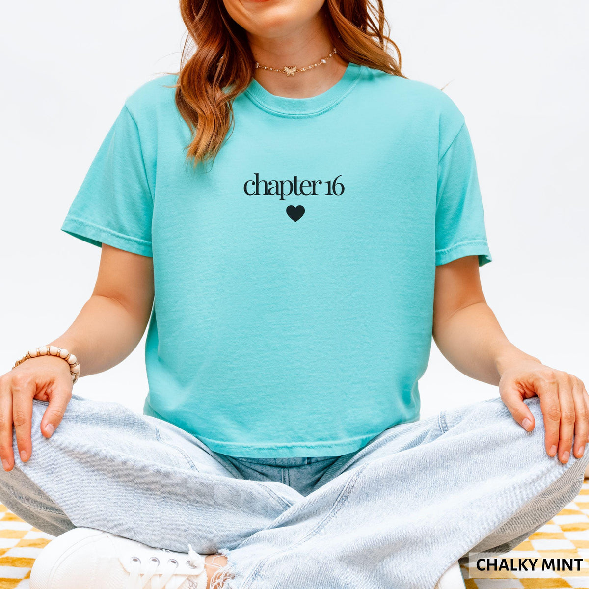 Personalized 16th Birthday Shirt Sweet Sixteen Gifts For Teenage Girls Chapter 16 Custom TShirt Book Lover Present Bookish Crop Top