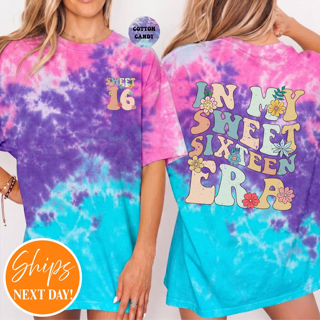 In My Sweet Sixteen Era T-shirt | Sweet 16 Shirt | 16th Birthday Gift | 16th Birthday Party Shirt | Sweet 16 Squad Shirt | Birthday Squad