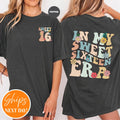 In My Sweet Sixteen Era T-shirt | Sweet 16 Shirt | 16th Birthday Gift | 16th Birthday Party Shirt | Sweet 16 Squad Shirt | Birthday Squad