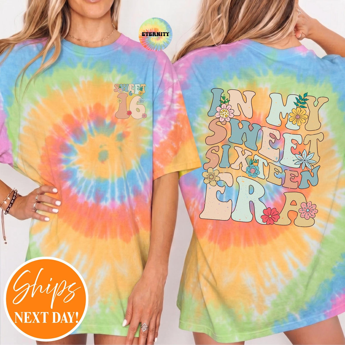 In My Sweet Sixteen Era T-shirt | Sweet 16 Shirt | 16th Birthday Gift | 16th Birthday Party Shirt | Sweet 16 Squad Shirt | Birthday Squad